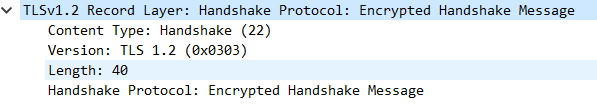 EncryptedHandshakeMessage